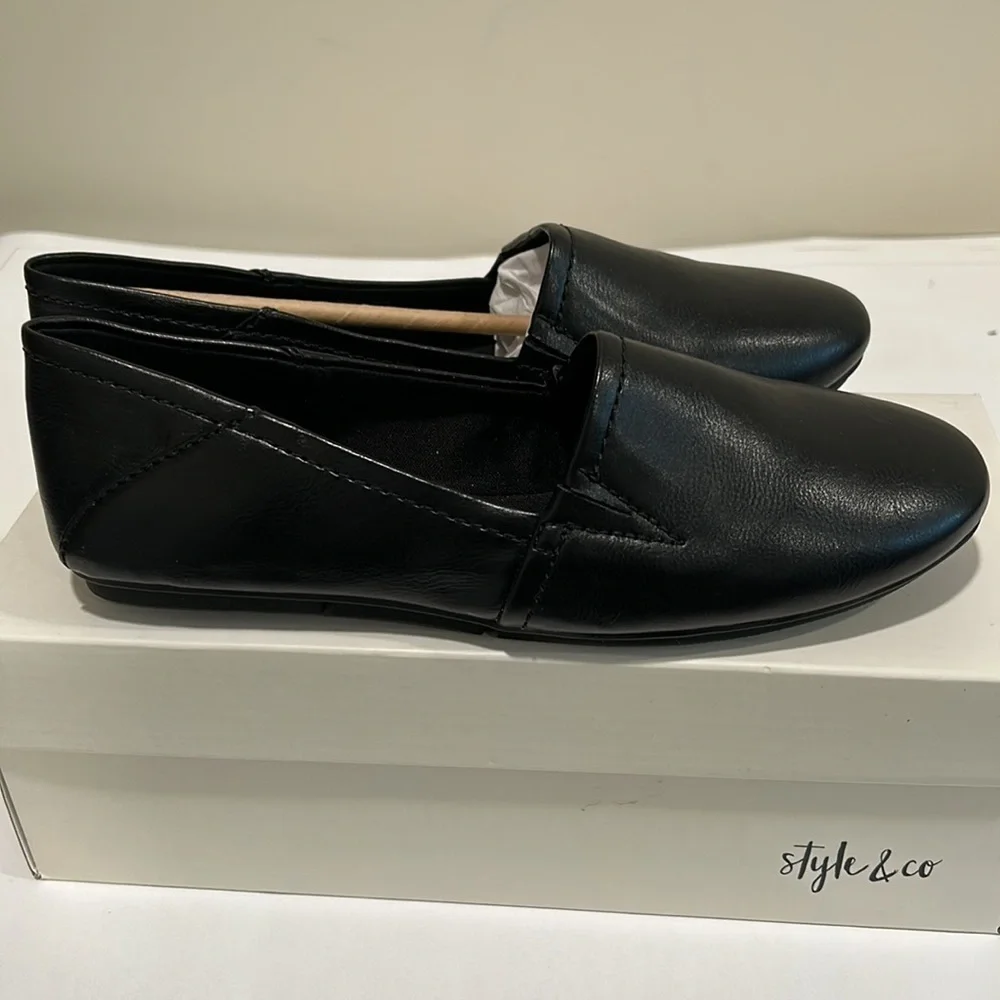Style & Co  flat slip ons